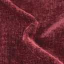 CaliTime Christmas Throw Pillow Covers Decorative 16 X 16 Inches Pack of 2 Cozy Chenille Cushion Cases for Couch Sofa Bed Living Room Home Burgundy