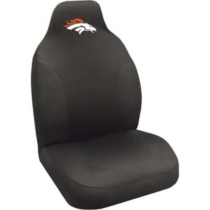 FANMATS NFL Unisex-Adult Embroidered Seat Cover (20"x48", Black)