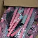 Foldable Mini Trampoline, 40" Rebounder Trampoline for Adults & Kids, 450lbs Capacity with T-Shaped Adjustable Bar, Indoor Fitness Workout Exercise Equipment (Pink)