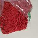 Smiry Luxury Chenille Toilet Rugs U-Shaped 20x20, Soft Absorbent Non-Slip Contour Bathroom Rugs for Toilet, Machine Washable Contoured Bath Mats, Burgundy