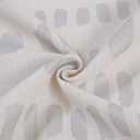 2 x Metallic Gilding Silver Print Couch Throw Pillow Cover 1pc Pure Nature Linen Blend 20"X20" AmaZulu Geometric Decorative Pillowcase Christmas Pillow Cover Accent Cushion Shell 50X50cm