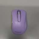 memzuoix 2.4G Wireless Mouse, 1400 DPI Computer Mice with USB Receiver, Portable Wireless USB Mouse Battery Powered Cordless Mice for Laptop, PC, Desktop, 5 Buttons (Lilac)