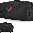 Travelers Club 32-inch Collapsible Expandble Travel Rolling Duffel Bag (Red)