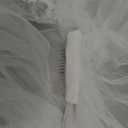 EllieHouse Chapel Length 2 Tier Sequin Lace Wedding Bridal Veil For Bride E74 (White)