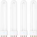 6400K 2G7 Base Camping Lantern Bulb Replacement for Rayovac F9w-1, Kandolite 96500, Coleman, Ozark Trail | 4 Pin, 580 Lumens, 10,000 Hour Lifespan