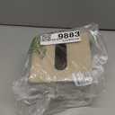 Leather Beige Tissue Box Cover, Square Tissue Box Holder Compatible with Kleenex for Bathrooms