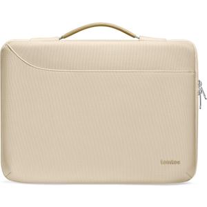 tomtoc 360 Protective Laptop Case Sleeve for 15-inch MacBook Air M4/A3241 2025, M3/A3114 2024, M2/A2941, 15-inch Surface Laptop 7(Copilot+ PC) 6/5/4/3, Dell XPS 15 Plus, Water-Resistant Computer Case (15-inch for New MacBook Air, Khaki)