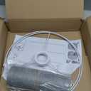 PATIKIL Drum Lamp Shades, 12"x12"x8" Linen Lamp Shade Easy Assembly Lampshade for Table Lamps Floor Lamps Pendant Lights, Gray