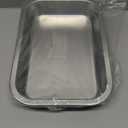 onlyfire Stainless Steel Baking Pan Barbeque Grilling Pan for Baking Breads, Grilling Chicken, Vegetables, 12.4" X 8.5" X 1.9"