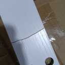 HOMCOM 72" Farmhouse Kitchen Pantry Cabinet, Freestanding Tall Storage Cabinet with 4 Barn Doors, 4 Adjustable Shelves and 8 Door Shelves, Embossed White Wood Grain