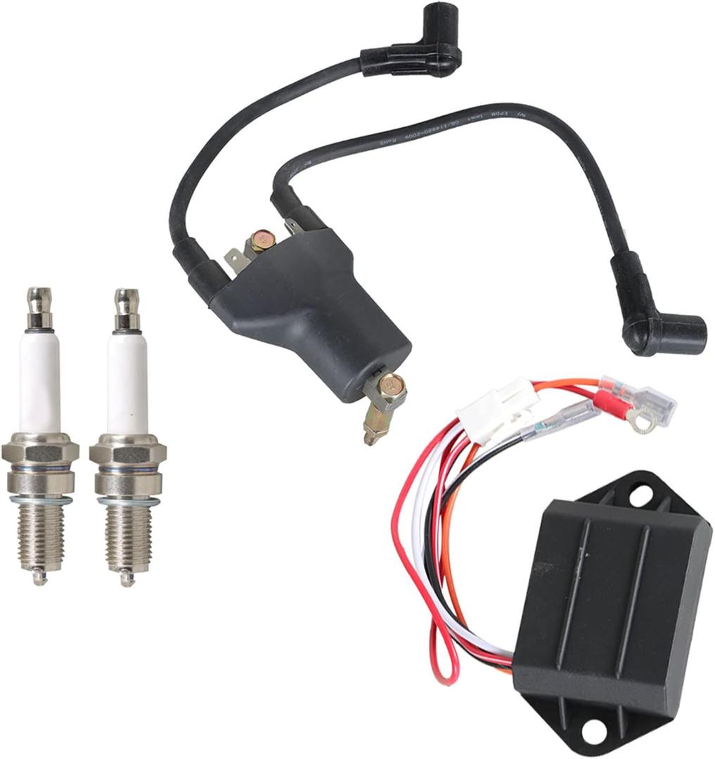 WFLNHB Ignition Coil AC CDI Ignitor Replacement for EZGO Gas 4 Cycle Golf Cart 1996-1998 72562-G01 26652-G01