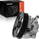 A-Premium Power Steering Pump, with Pulley, Compatible with Ram 2500 2019-2021, 3500 2019-2021, 4500 2019-2021, 5500 2019-2021, 6.4L, Replace # 68399220AA