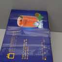 KMIGRUAN Large Hobnail Drinking Glasses Set of 6, 15oz Blue Vintage Glassware, Embossed Glass Cups, Water Tumbler, Highball Glasses For Beer, Juice And Various Mixed Drinks