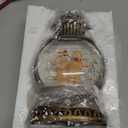 Christmas Snow Globe,Gingerbread Man Musical Snow Globe Lantern Lights with 6H Timer Battery & USB Powered, Retro Style Holiday Glitter Globe for Xmas Home Decoration Holiday Party Gifts (Xty-jbr)