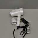 Panasonic nanoe Compact Hair Dryer with Oscillating Quick Dry Nozzle for Healthier-Looking Hair, Folding Blow Dryer for Travel and Home, 3 Airflow Hairdryer Settings - EH-NA2C-W (White)