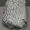 Hearth & Harbor Bathroom Rugs, Chenille Bath Mat - Machine Washable Bath Mats for Bathroom Non-Slip Backing Rubber, Quick Dry Bathroom Mat, 17 x 24 + 20 x 32 - Ombre Green