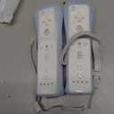 TIANHOO Remote Controller for Wii & Wii U, with Silicone Case and Wrist Strap, 2 pack (White)