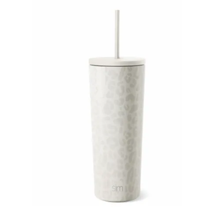 Simple Modern Classic Cream Leopard Tumbler 24Oz 