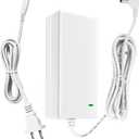 White Power Cord Compatible with Cricut Explore 3 Cutting Machine,24V DC Power Replacement Cord Connector for Cricut Explore 3 Cutting Power Supply Cord