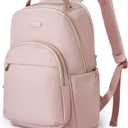 LIGHT FLIGHT Laptop Backpack for Women, Travel BookBag for 17.3 Inch Computer, Backpack for Work Travel College, Large Pink