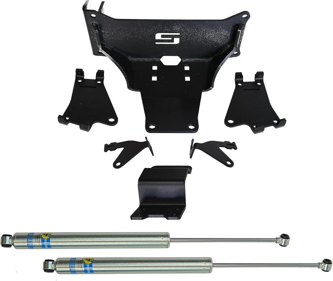 RealTruck SUPERLIFT SUSPENSION Dual Stabilizer Kit for Ford F-250/F-350 | Bilstein 5100 Series Cylinders | 92752 | Fits 2023-2024 Ford F-250/F-350 4WD No Lift Height to Any Lift Height
