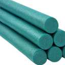 Chochkees Pool Noodles 52" x 2.5" Inch Swimming Solid Core Foam Tube, Floating Thick Noodles for Floating, Pool Accessories, 12-Pack