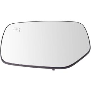 TRQ Heated Driver Side Mirror Glass with Backing Plate Fits 2015-2017 Subaru Outback 2015-2019 Subaru Legacy