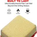 Replacement Brush Head for Steam Cleaning Grill Brush  Bristle-Free Durable Mesh Scrubbing Pad, Tear-Resistant Design, Compatible with EEFINITE BBQ Grill Cleaner