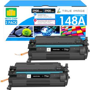 148A Toner Cartridge Black W1480A 4001n 4101fdw Compatible Replacement for HP148A 148X 148 W1480A W1480X for HP LaserJet Pro 4001n 4101fdw 4001dw 4001dn 4101fdn Printer Ink (with Chip) (2 Pack)
