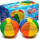 Activ Life The Ultimate Larger 3” Size Skip Balls - Water Bouncing Ball, Beach Toys for Friends & Family, Pool Toys and Beach Must Have, Two Pack