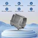 Pond Aeration Kit|Linear Aeration Pump Kit| Koi Pond Aerator | For Pond up to 5000 Gallons 1.06CFM 4.35PSI 18W| Includes One 20ft Rubber Airlines and Diffusers