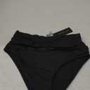 Tempt Me Women's High Waisted Bikini Bottom Tummy Control Ruched Bathing Suit Swim Bottom Size XS