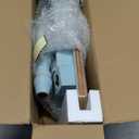 Farmhouse Wooden Step Stool - Rustic Solid Wood Design, 300lb Capacity, Sturdy Step Ladder for Kids, Kitchen, Bathroom, Vintage Home Decor, Blue