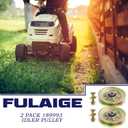 2 Pack 189993 Pulley Replaces 532193195 Pulley, 193195 Pulley, Craftsman 189993, 532189993, Craftsman 175080 Pulley, 532184058, 181775, 532181775 for Husqvarna GTH2548 GTH2248 Decks