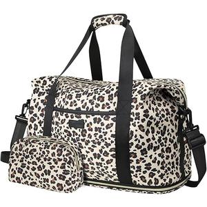 Expandable Travel Duffle Bags Weekender Overnight Bags for Women Men Hospital Bag for Women Labor Delivery with Toiletry Bag Waterproof, Leopard Expandable Travel Duffle Bags Weekender Overnight Bags for Women Men Hospital Bag for Women Labor Delivery with Toiletry Bag Waterproof, Leopard