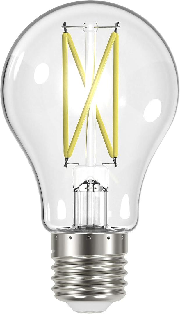 2 x Satco S12417 Bulb, Cool White (4000K) -8 Watt