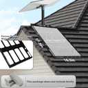 Gen 3 Starlink Roof Mount, Starlink Roof Ridge Mount for Starlink Standard 4/4X/Gen 3, Adjustable Angle Starlink Mounting Kit, No Drilling Required