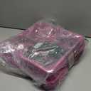 KDD Tablet Pillow Holder - 360°Adjustable iPad Pillow Stand for Lap, Bed and Desk - Gooseneck Tablet Soft Pad Dock with Storage Tray and Pocket Compatible with iPad Pro 12.9, Air Mini, Phone,(Purple)