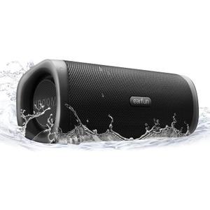 EarFun UBOOM L Bluetooth Speaker, Portable Speaker 28W Loud Stereo Sound, Rich Bass, IP67 Waterproof & Dustproof, Dual Pairing, Built-in Mic, Low Latency, Wireless Speakers for Party, Indoor & Outdoor