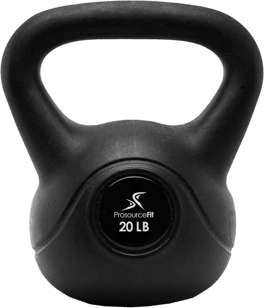 ProsourceFit Vinyl Plastic Kettlebell from 20 Lbs