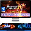 10000 Games in 1 Pandoras Box Arcade Game Console, 3D Double Stick WiFi Arcade Machine for PC, Projector & TV, Favorite List, 4 Players Online