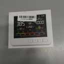 Professional Indoor Air Quality Monitor with 7X AQI Alarms,16 in 1 Portable Real-Time Detector for PM2.5 | PM10 | CO2 | TVOC | HCHO | Temp | Hum for Home Cars Plants Pets (Black)