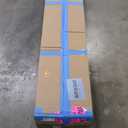 TIQLAB Standing Desk with Two Drawers, Stand Up Standing Desk Adjustable Height, Electric Sit Stand Table with Storage Shelf and Splice Board, 63 * 24 inch, Maple