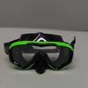 EverSport Swim Goggles Adult with Nose Cover, Anti-fog Clear Diving Mask Wide View No Blurring for Men Women Youth , Black & Dark Green