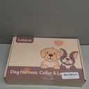 LOBEVE No Pull Dog Harness, Collar & Leash Set | includes Dog Seat Belt, Collapsible Bowls & Poop Bag Dispenser. Ideal for Training, Walking, Hiking. Fits Small to Large Dogs(Pink-S)