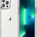 JETech Case for iPhone 13 Pro 6.1-Inch, Non-Yellowing Shockproof Phone Bumper Cover, Anti-Scratch Clear Back (Clear)