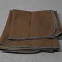 Baby Splat Mat for Under High Chair/Arts/Crafts, Triluby 51" Waterproof Non Slip Food Splash Mat for Eating Mess, Washable Weaning Mat Reusable Spill Floor Protector (Brown)