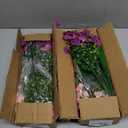 2 x Yastouay 12 Bundles Artificial Flowers for Outdoors, UV Resistant Artificial Outdoor Flowers No Fade Fake Outdoor Flowers Plants for Garden Porch Window Box Farmhouse Pot Planters Decor (Fuchsia+Pink)
