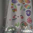 2 x 140PCS Easter Window Clings - 9 Sheets Double-Sided Reusable Bunny Egg Stickers, Anti-Collision Spring Decor for Glass, Mirror, Tile - Perfect for Home, School, Office & Indoor Party Decor