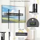 monTEK Ultra Slim Fixed TV Wall Mount Bracket for 4395" Flat & Curved TVs, Super Low Profile 0.95" from Wall, Holds 150 lbs, Supports VESA 800x400, Fits 16"/18"/24"/32" Studs